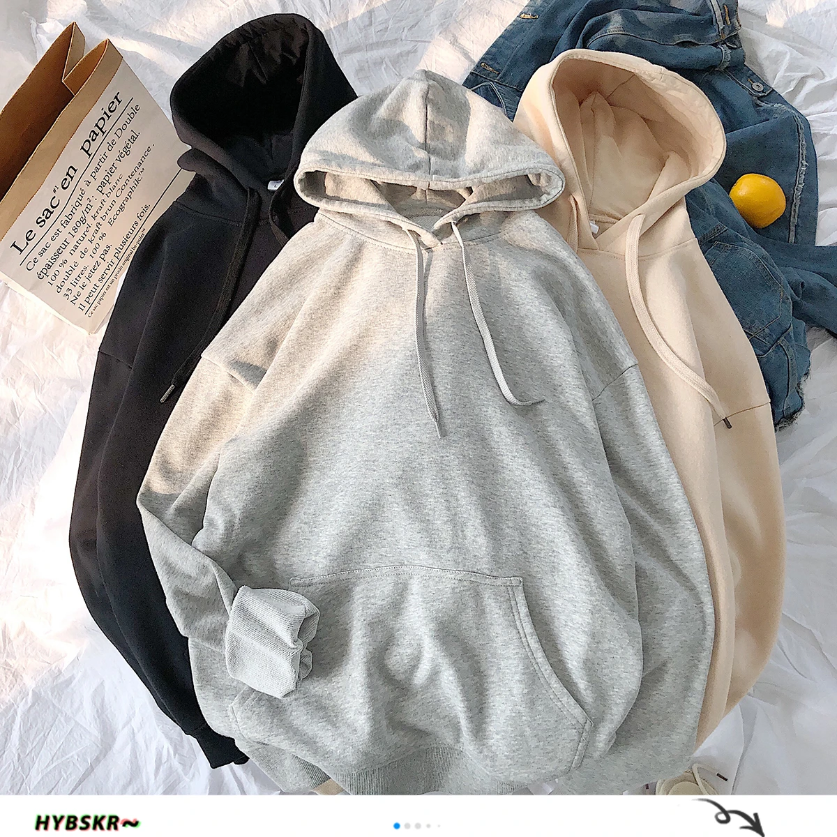 HYBSKR Woman's Solid 12 Colors Korean Hooded Sweatshirts Female 2020 Cotton Thicken Warm Hoodies Couple Spring Fashion Clothes
HYBSKR Woman's Solid 12 Colors Korean Hooded Sweatshirts Female 2020 Cotton Thicken Warm Hoodies Couple Spring Fashion Clothes