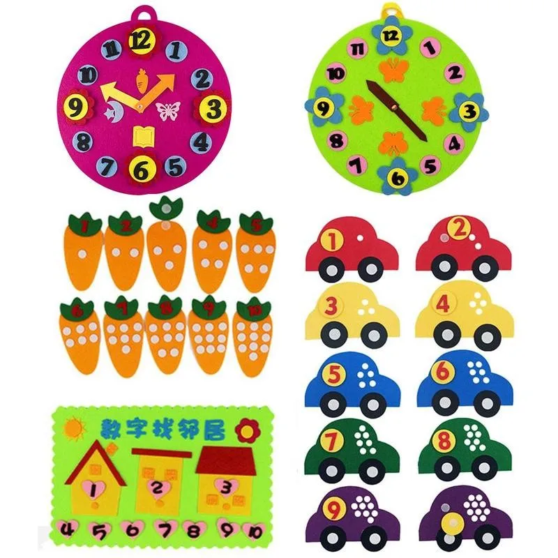 Children Non-woven Handmade Materials DIY Weave Craft Handmade Felt Finger Numbers Math Toy Montessori Digital Teaching Tools
Children Non-woven Handmade Materials DIY Weave Craft Handmade Felt Finger Numbers Math Toy Montessori Digital Teaching Tools