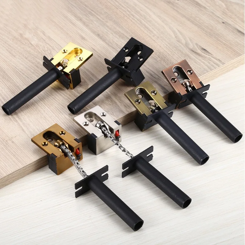 1PCS Zinc Alloy Hidden Security Door Chain Locks Extruded Slide Bolt Latch For Hotel Bedroom Living room Door Furniture Hardware
1PCS Zinc Alloy Hidden Security Door Chain Locks Extruded Slide Bolt Latch For Hotel Bedroom Living room Door Furniture Hardware