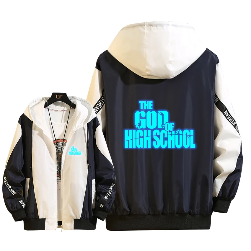 Hot Sale Cosplay Hoodie The God of High School Luminous Print Zipper Splicing Coat Summer Sun Protection Black Thin Jacket
Hot Sale Cosplay Hoodie The God of High School Luminous Print Zipper Splicing Coat Summer Sun Protection Black Thin Jacket