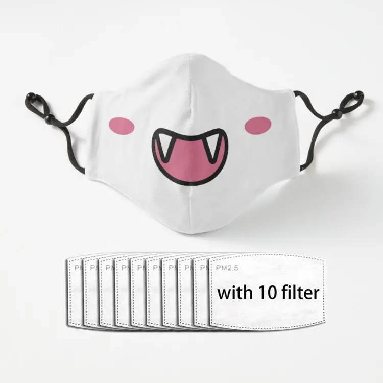 Mouth Mask anime expression kawaii cute Animal cat teeth Adult Mask Dust Reusable Polyester Face Mouth Mask
Mouth Mask anime expression kawaii cute Animal cat teeth Adult Mask Dust Reusable Polyester Face Mouth Mask