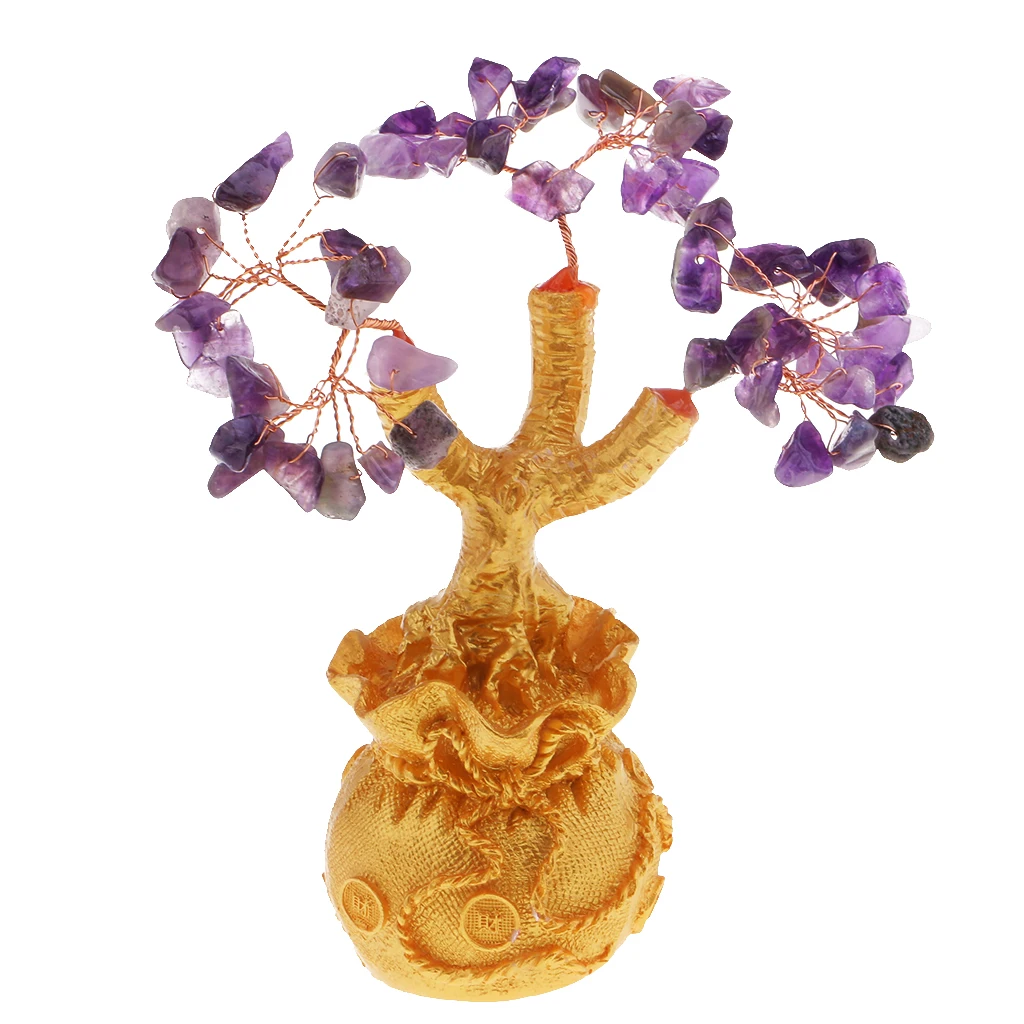 Feng Shui Tree Crystal Gem Stones Good Fortune Tree Money Tree Wealth Blessing Gift Home Office Table Decoration Tabletop Crafts
Feng Shui Tree Crystal Gem Stones Good Fortune Tree Money Tree Wealth Blessing Gift Home Office Table Decoration Tabletop Crafts