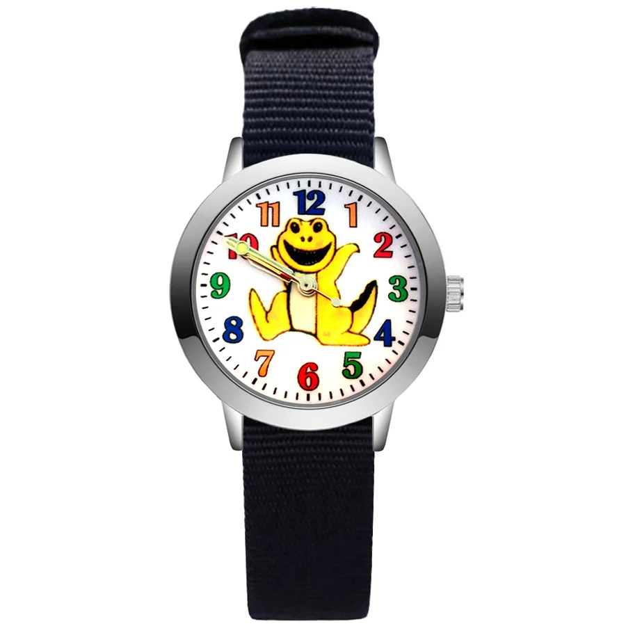 Fashion Cute Dinosaur Style Children's Kids Student Girls Boys Quartz Nylon Strap Wrist Watches JA188
Fashion Cute Dinosaur Style Children's Kids Student Girls Boys Quartz Nylon Strap Wrist Watches JA188