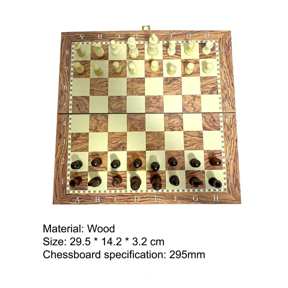 Kid Adult Portable Folding Chess 3 in 1 Foldable Wooden Portable Checkers Backgammon Chess Pieces Educational Toy
Kid Adult Portable Folding Chess 3 in 1 Foldable Wooden Portable Checkers Backgammon Chess Pieces Educational Toy