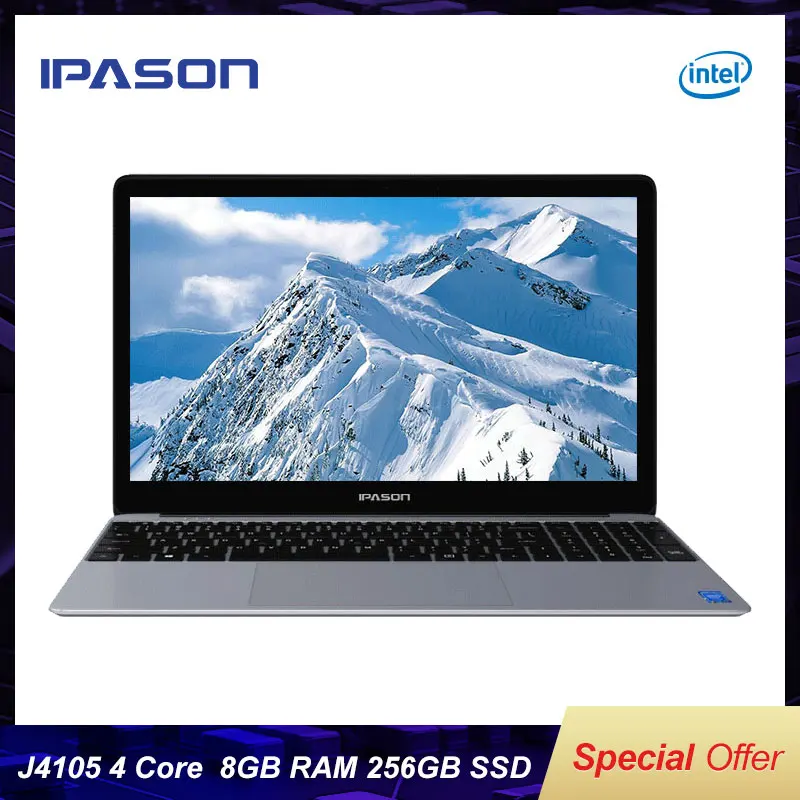 Ноутбук IPASON P1 15 6 дюйма IPS удобный ноутбук компьютер для бизнеса офиса студентов