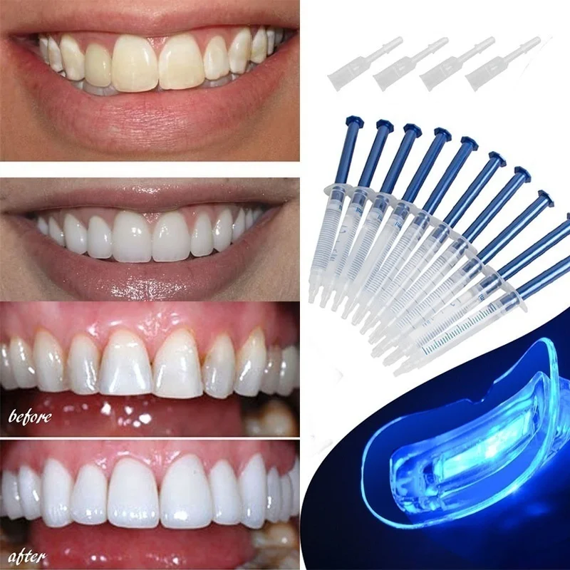 10 шт./компл. 44% пероксидная система отбеливания зубов комплект геля для полости