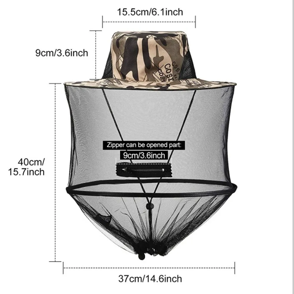 Outdoor Fishing Hat Wide Brim Man Breathable Mesh Fish Cap Beach Camouflage Sun UV Protection Mosquito Bug Bee Shade Hat
Outdoor Fishing Hat Wide Brim Man Breathable Mesh Fish Cap Beach Camouflage Sun UV Protection Mosquito Bug Bee Shade Hat