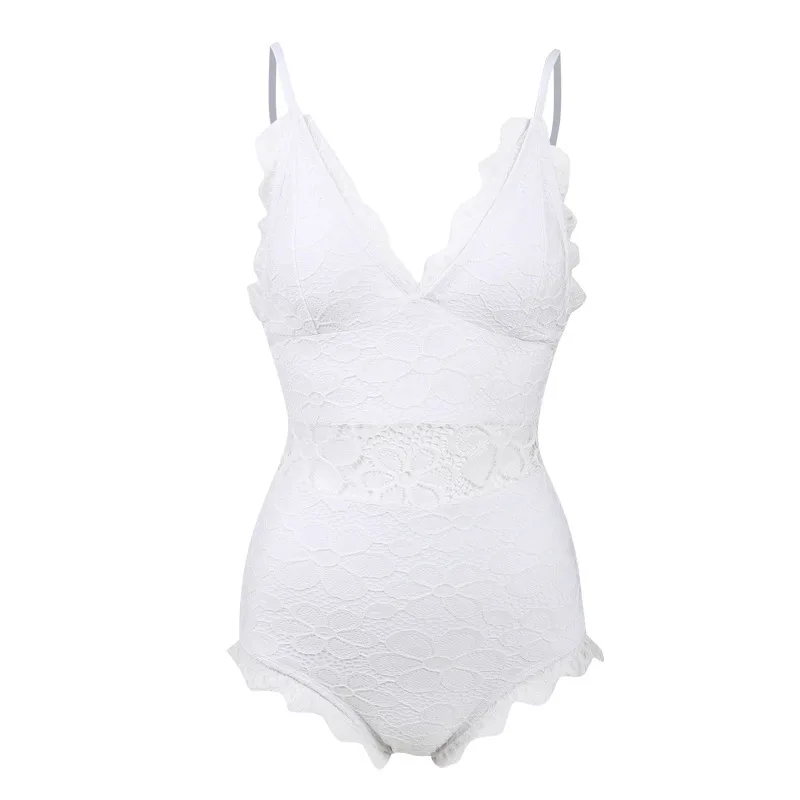 One Piece Swimsuit Swimwear Ladies Rashguard Female Swimsuits Woman With Push Up Sexy Connected High Waist Silk Covering Hollow 
One Piece Swimsuit Swimwear Ladies Rashguard Female Swimsuits Woman With Push Up Sexy Connected High Waist Silk Covering Hollow