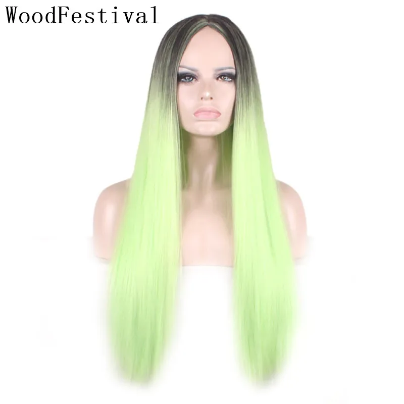 WoodFestival Synthetic Wigs For Women Cosplay Wig Female Long Ombre Straight Hair Black Green Pink Blue Dark Brown Colorful
WoodFestival Synthetic Wigs For Women Cosplay Wig Female Long Ombre Straight Hair Black Green Pink Blue Dark Brown Colorful