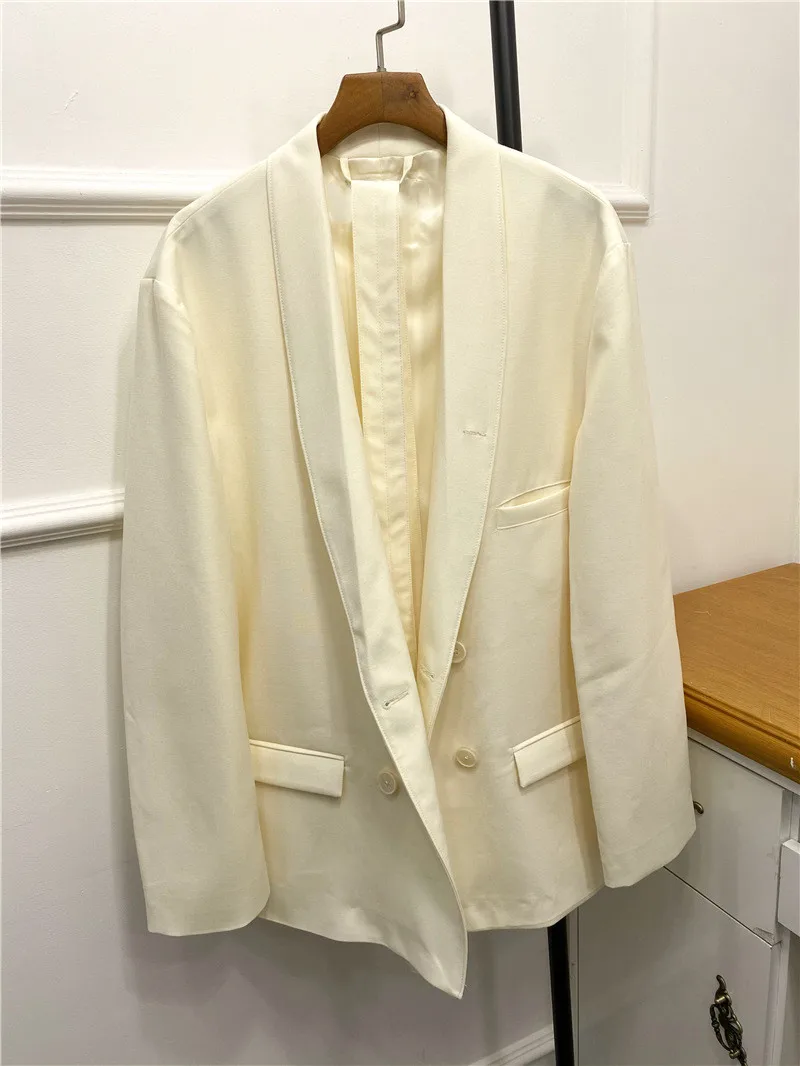 Autumn Winter Women Two Color Blazer Double Breasted Simple Office Lady Outwear 2020 New Suit
Autumn Winter Women Two Color Blazer Double Breasted Simple Office Lady Outwear 2020 New Suit