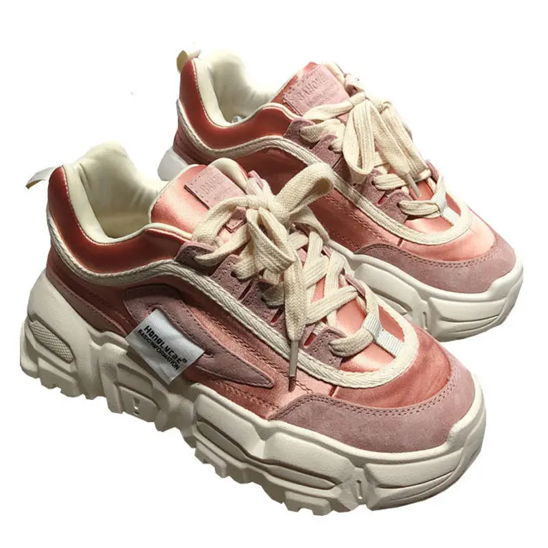 Natascha Women's Chunky Sneakers Fashion Women Platform Vulcanized Shoes Lace Up Casual Shoes Women Female Trainers Dad Shoes
Natascha Women's Chunky Sneakers Fashion Women Platform Vulcanized Shoes Lace Up Casual Shoes Women Female Trainers Dad Shoes