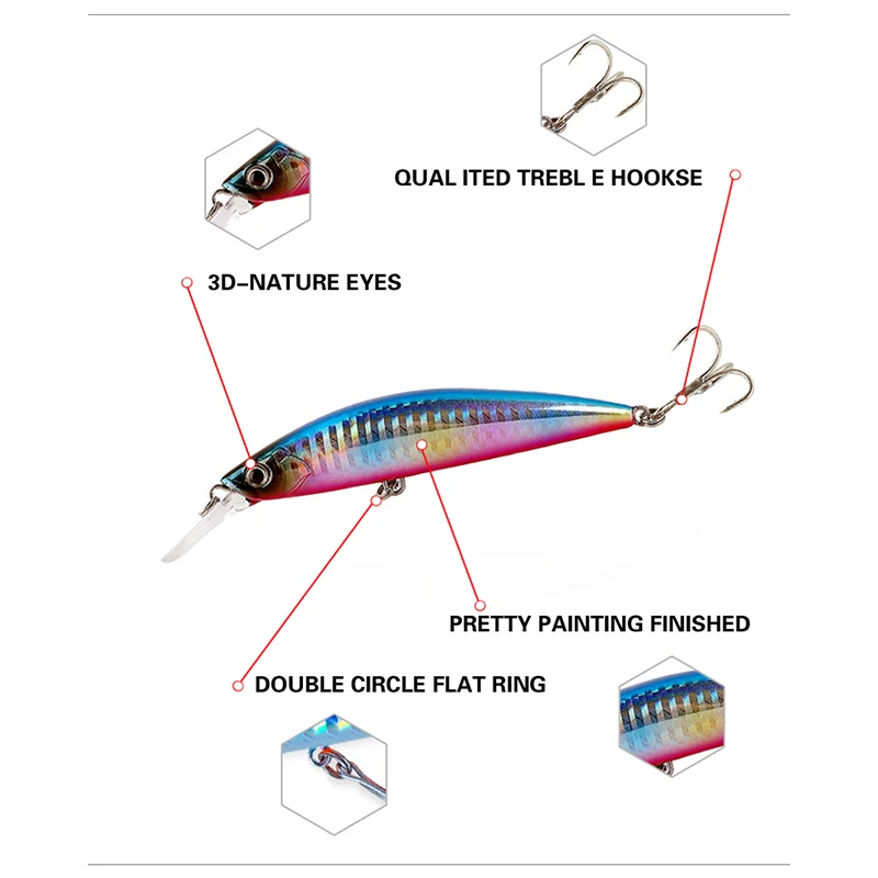 Minnow Artificial Sinking Fishing Lure 70mm 16g Fish Lures Hard Bait Pesca Fishing Tackle 13 Colors swimbait lure sea fishing
Minnow Artificial Sinking Fishing Lure 70mm 16g Fish Lures Hard Bait Pesca Fishing Tackle 13 Colors swimbait lure sea fishing
