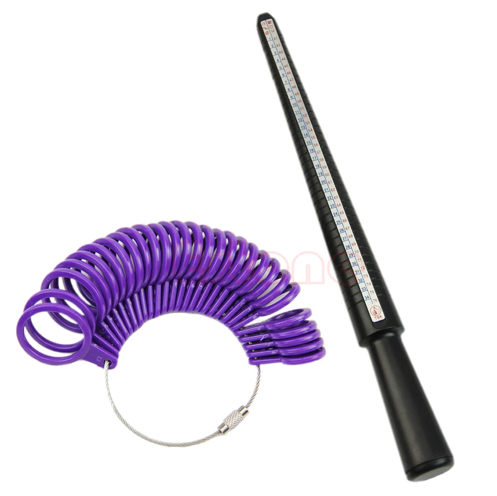 Y1UE Ring Size Stick Mandrel Finger Gauge Ring Sizer Jewelry Measuring Sizes Tool Set
Y1UE Ring Size Stick Mandrel Finger Gauge Ring Sizer Jewelry Measuring Sizes Tool Set