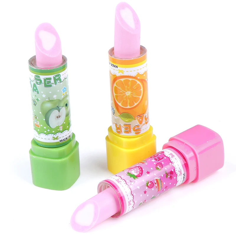 Child Lipstick Shaped Eraser Student Stationery Xmas Gift Pencil Erasers Learning Supplies Stationery Lipstick Eraser
Child Lipstick Shaped Eraser Student Stationery Xmas Gift Pencil Erasers Learning Supplies Stationery Lipstick Eraser