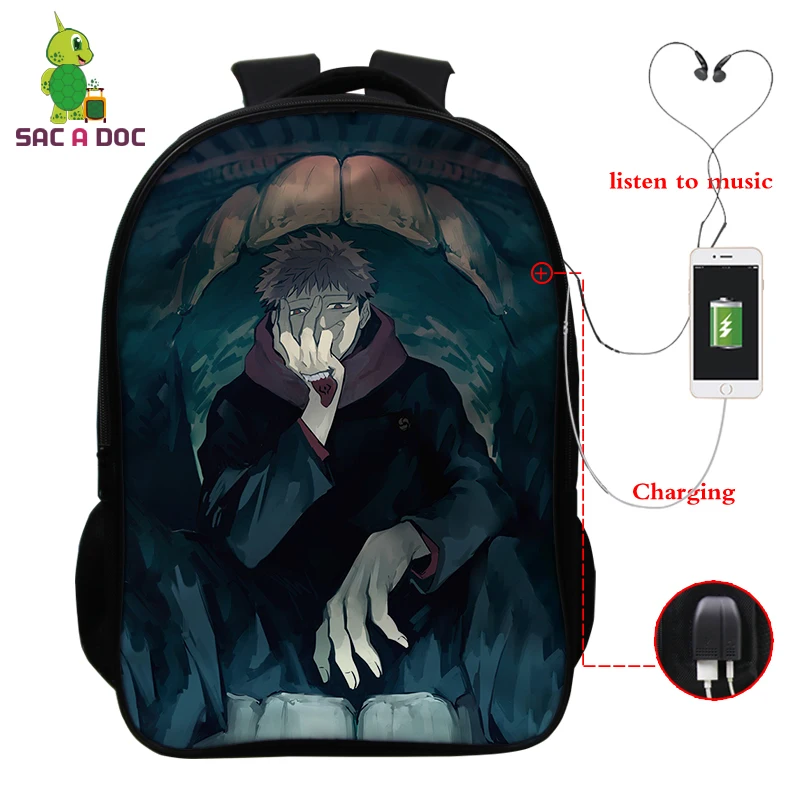 jujutsu kaisen 3d USB Backpacks College Student Bookbag 16 Inch Teenager School Bags Boys Girl Funny Back Pack Men Book Bag 
jujutsu kaisen 3d USB Backpacks College Student Bookbag 16 Inch Teenager School Bags Boys Girl Funny Back Pack Men Book Bag