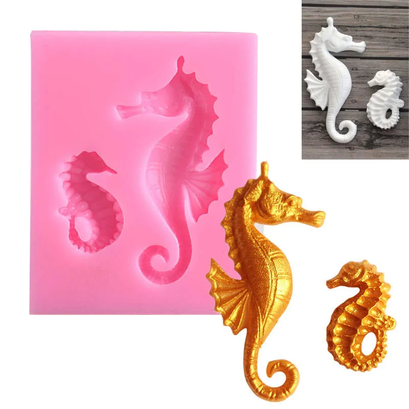 Seahorse Silicone Fondant Mold Sugarcraft Pastry Cake Decorating Tools Biscuit Chocolate Mould Kitchen Bake Supplies
Seahorse Silicone Fondant Mold Sugarcraft Pastry Cake Decorating Tools Biscuit Chocolate Mould Kitchen Bake Supplies