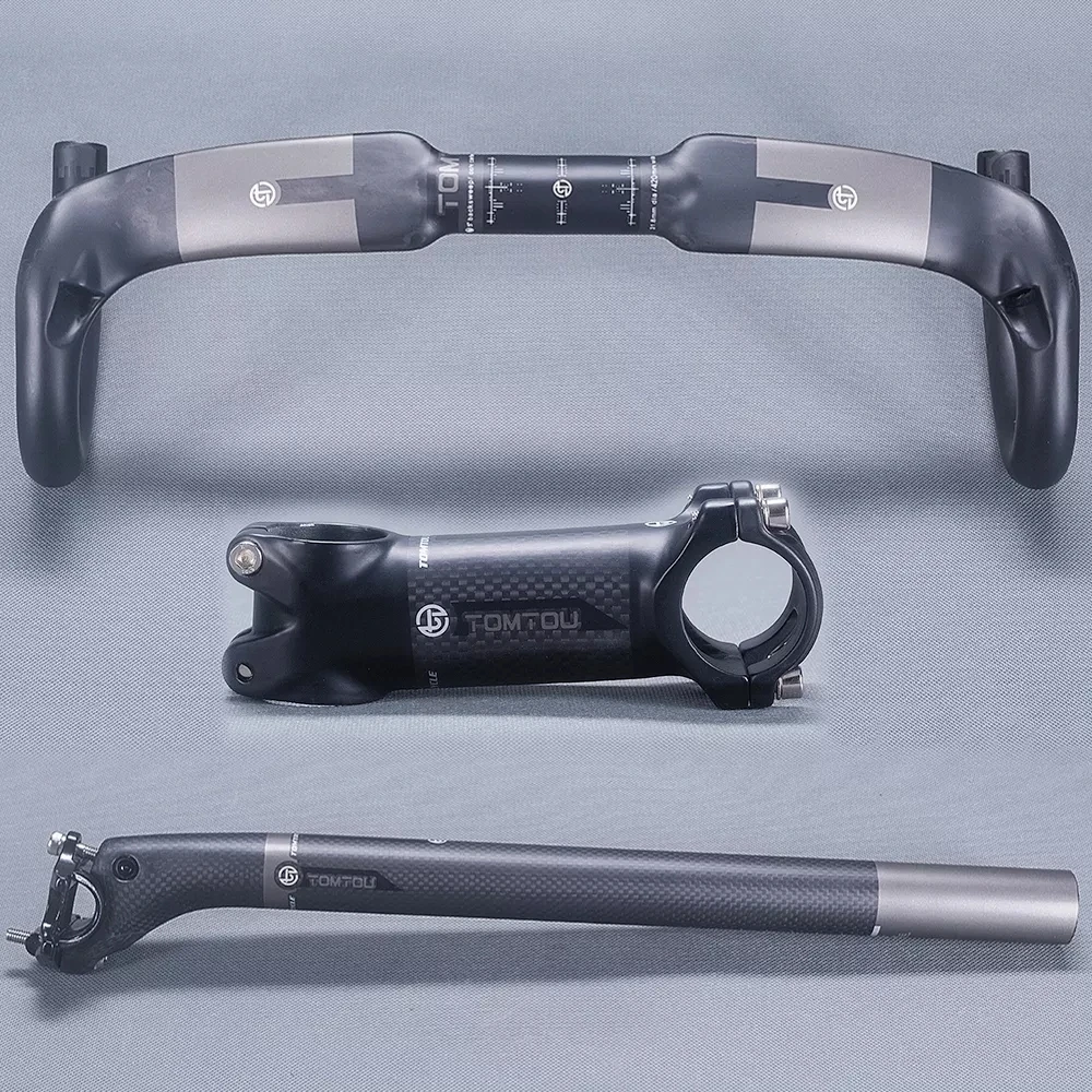 TOMTOU Carbon Fiber Bike Handlebar Sets Bicycle Road Bent Bar Stem Seat Tube Cycling XXX Parts
TOMTOU Carbon Fiber Bike Handlebar Sets Bicycle Road Bent Bar Stem Seat Tube Cycling XXX Parts