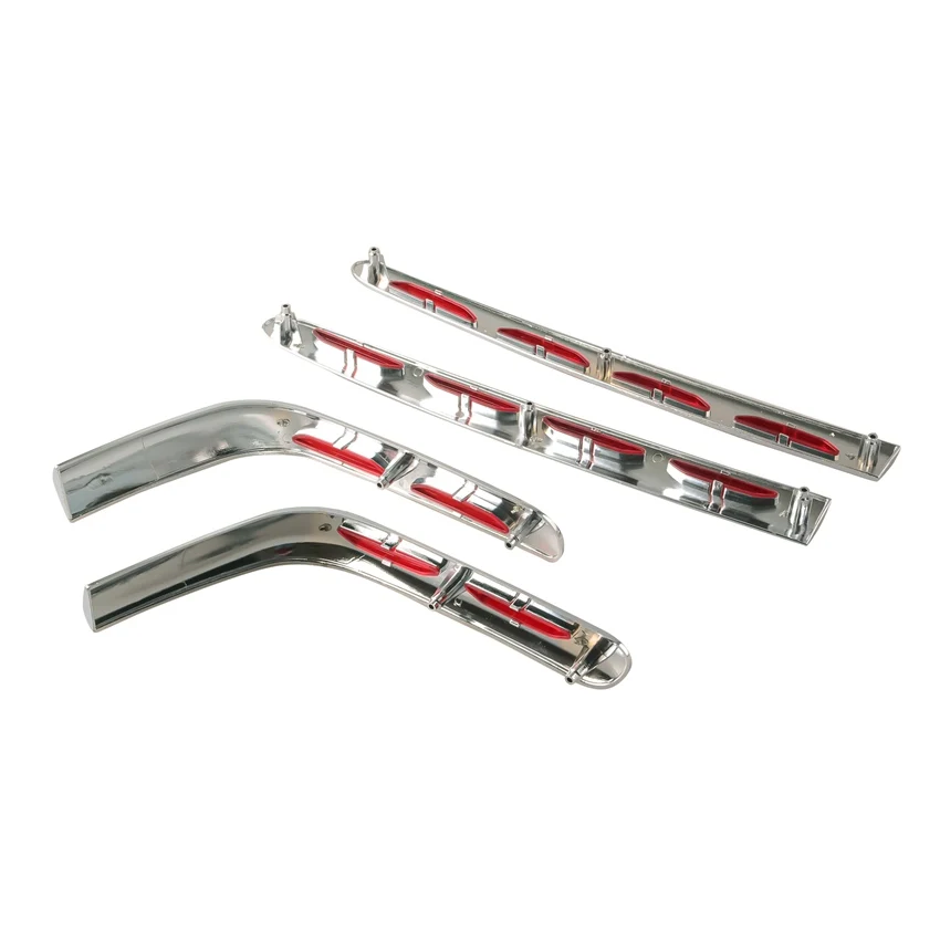 Chrome Fairing Saddlebag Trunk Trim Light Accents Moldings For Honda Goldwing GL1800 2001-2011
Chrome Fairing Saddlebag Trunk Trim Light Accents Moldings For Honda Goldwing GL1800 2001-2011