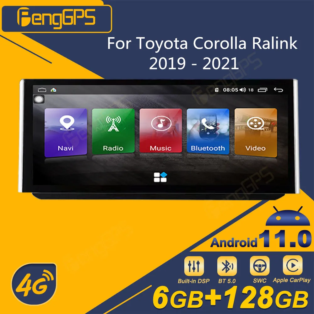For Toyota Corolla Ralink 2019 - 2021 Android Car Radio 2Din Stereo Receiver Autoradio Multimedia DVD Player GPS Navigation Unit
For Toyota Corolla Ralink 2019 - 2021 Android Car Radio 2Din Stereo Receiver Autoradio Multimedia DVD Player GPS Navigation Unit