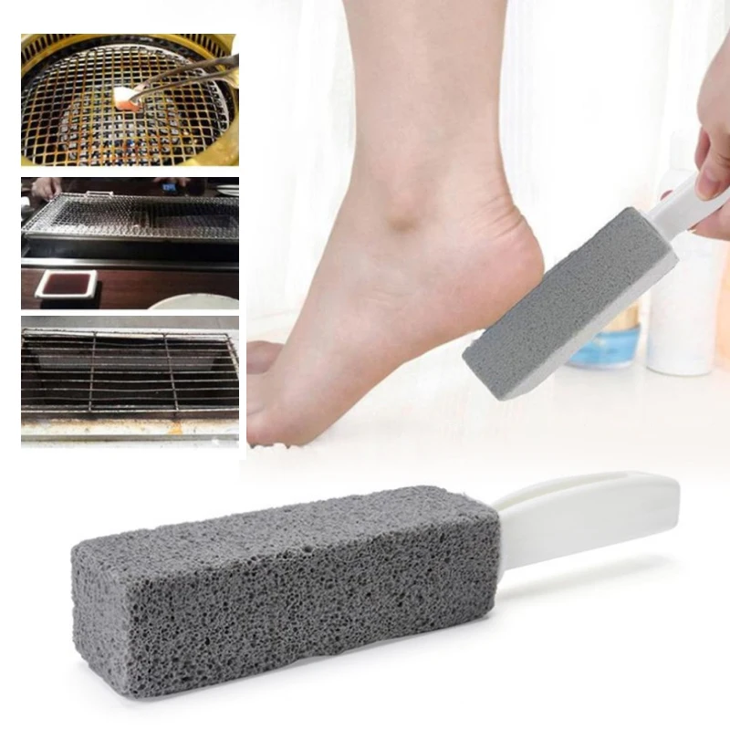 New 360 Degrees Cleaning Brush Toilet Stone Cleaner Pumice Brush Quick Cleaning Stone Long Hander Sinks Bathtubs Cleaning Tool
New 360 Degrees Cleaning Brush Toilet Stone Cleaner Pumice Brush Quick Cleaning Stone Long Hander Sinks Bathtubs Cleaning Tool