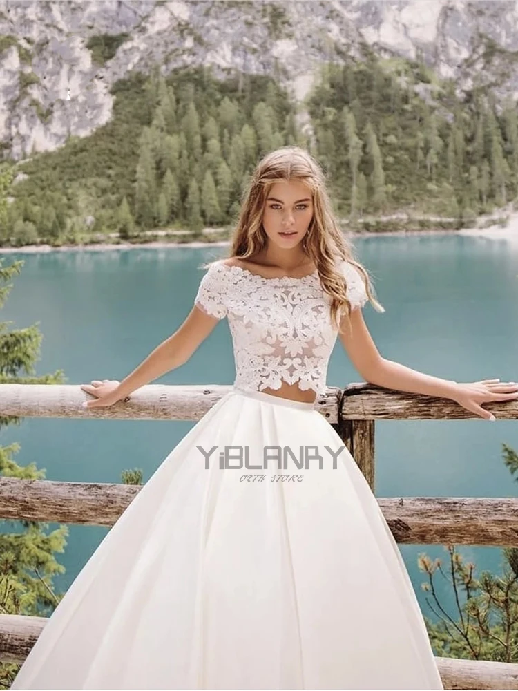 YILIBERE Lace Wedding Dress Vintage V-neck Sleeveless Tulle Bride Dress Pearl Elegant 3d Flowers Custom Made Floor Length
YILIBERE Lace Wedding Dress Vintage V-neck Sleeveless Tulle Bride Dress Pearl Elegant 3d Flowers Custom Made Floor Length