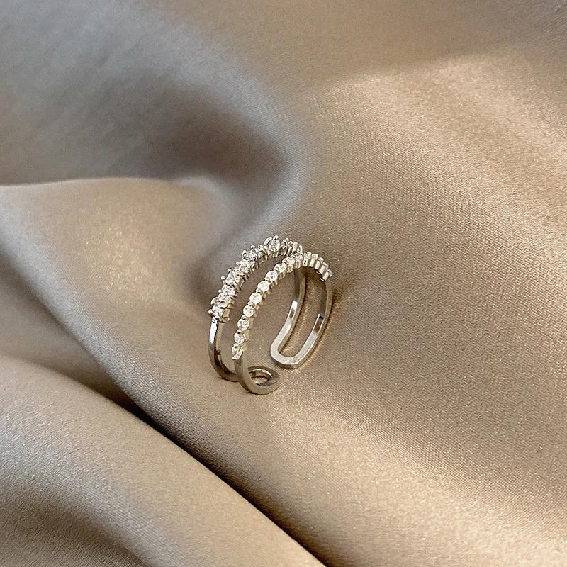 Jewellery Zircon Women's Cool Adjustable Fashion Double Finger Female Ring Vintage Party Rings for Women Girls
Jewellery Zircon Women's Cool Adjustable Fashion Double Finger Female Ring Vintage Party Rings for Women Girls