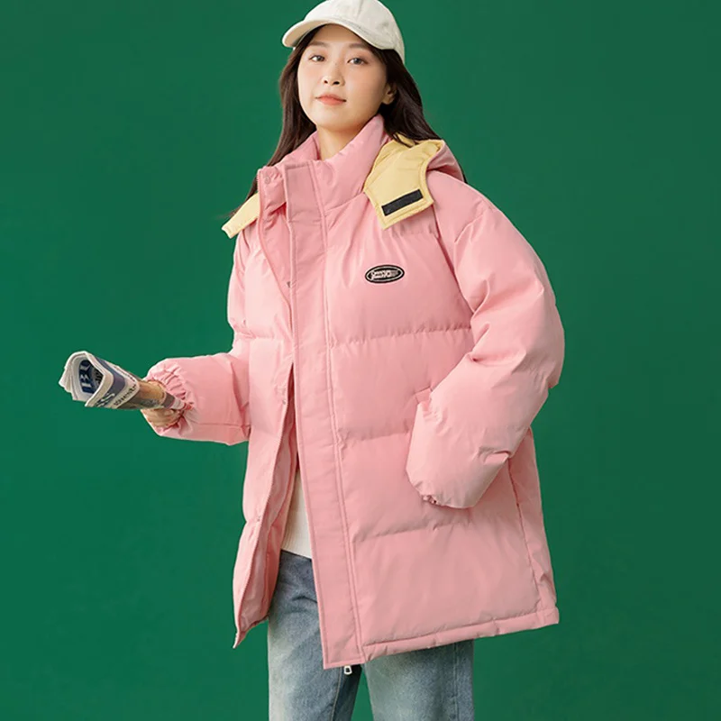 Winter Women's Cotton Parkas Jackets Casual Thick Warm Hooded Loose Short Coat Female Wear Sports Parkas Jacket Female
Winter Women's Cotton Parkas Jackets Casual Thick Warm Hooded Loose Short Coat Female Wear Sports Parkas Jacket Female