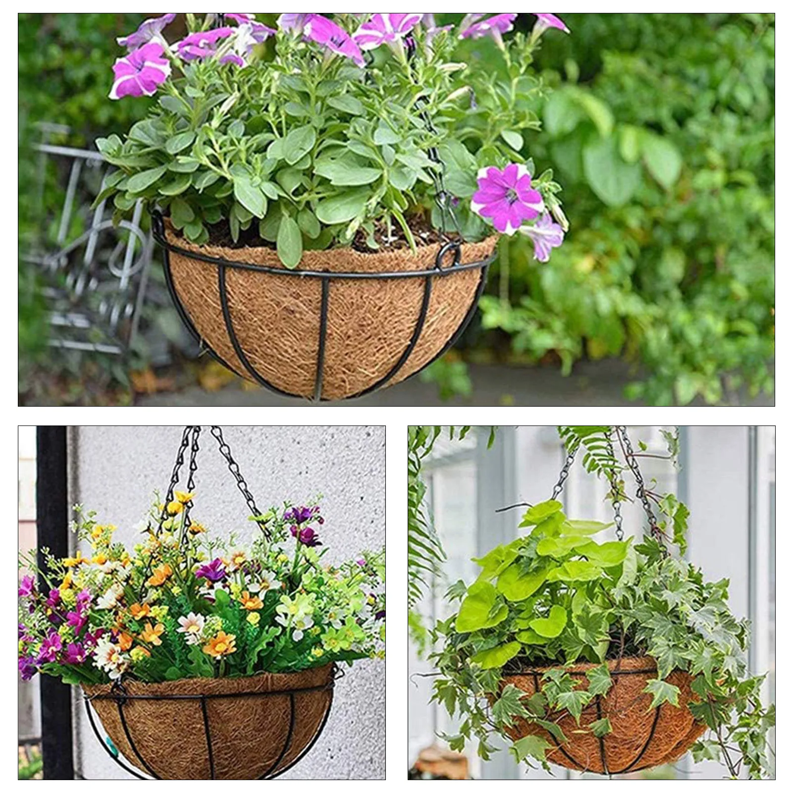 Plant Basket Liner Round Coconut Mat Garden Fabric Coco Liner for Hanging Basket Planter Hanging Basket Planter Flower Pot hot
Plant Basket Liner Round Coconut Mat Garden Fabric Coco Liner for Hanging Basket Planter Hanging Basket Planter Flower Pot hot