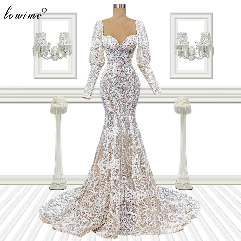 Elegant Lace Wedding Dresses For Women Long Sleeves Beach Wedding Gowns Mermaid Bridal Gowns Engagement Gowns Vestidos De Novia
Elegant Lace Wedding Dresses For Women Long Sleeves Beach Wedding Gowns Mermaid Bridal Gowns Engagement Gowns Vestidos De Novia