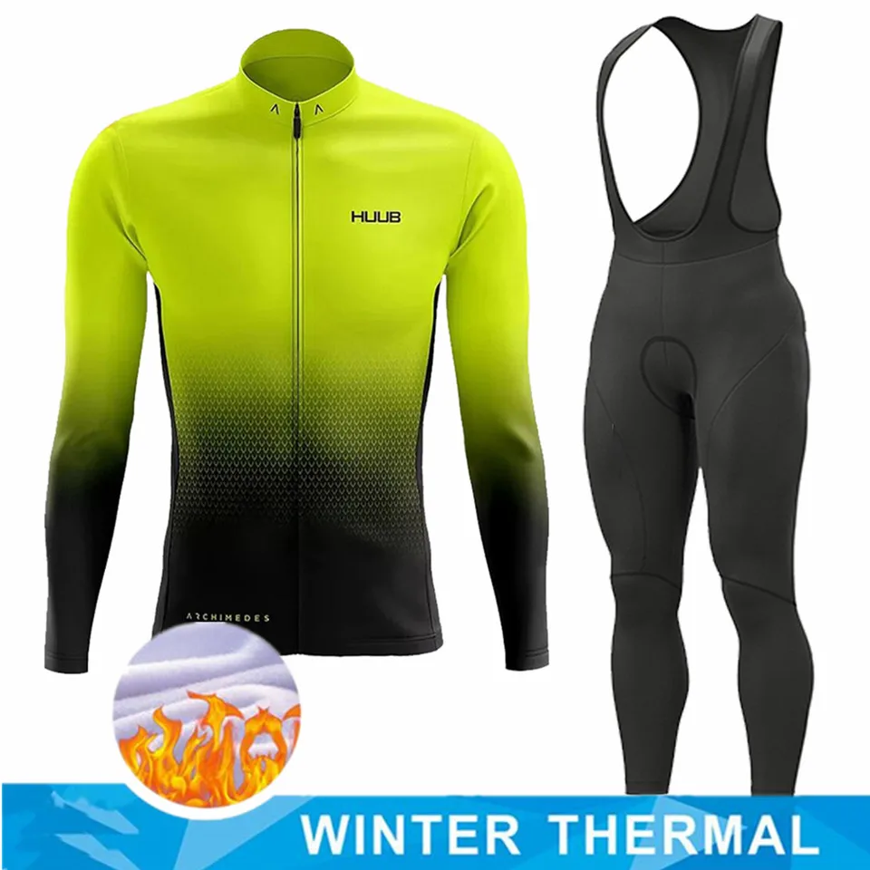 HUUB Team Warm 2022 Winter Thermal Fleece Cycling Clothing Men's Jersey Suit Outdoor Riding Bike Clothes MTB Long Bib Pants Set
HUUB Team Warm 2022 Winter Thermal Fleece Cycling Clothing Men's Jersey Suit Outdoor Riding Bike Clothes MTB Long Bib Pants Set