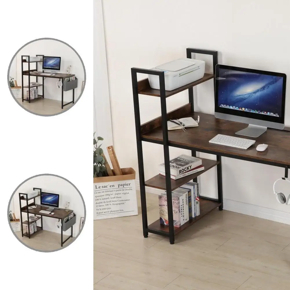 Rustic Durable Storage Shelves Reversible Office Desk Wide Application Office Table Space Saving for Living Room
Rustic Durable Storage Shelves Reversible Office Desk Wide Application Office Table Space Saving for Living Room