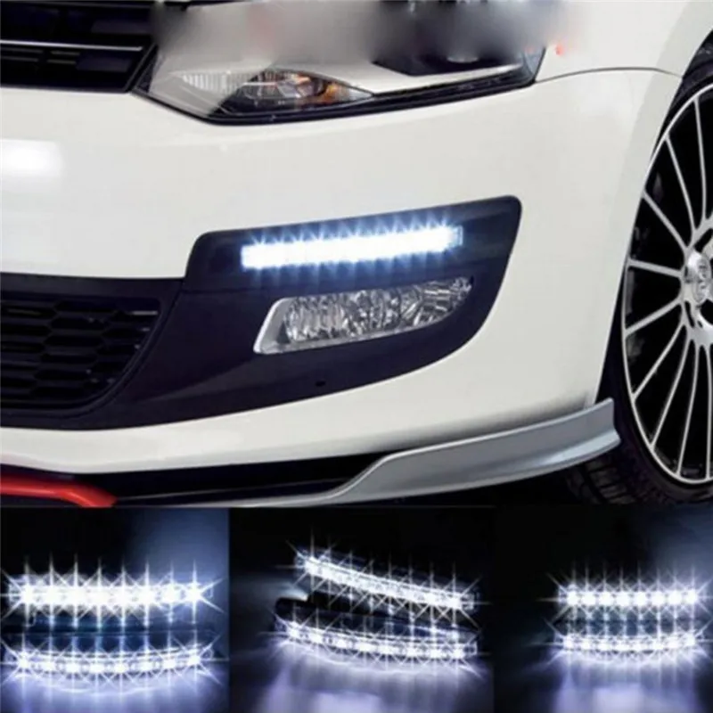 8 LED Car-styling Daytime Running Light Cars The fog Driving Daylight Head lamps For Automatic Navigation Lights White
8 LED Car-styling Daytime Running Light Cars The fog Driving Daylight Head lamps For Automatic Navigation Lights White