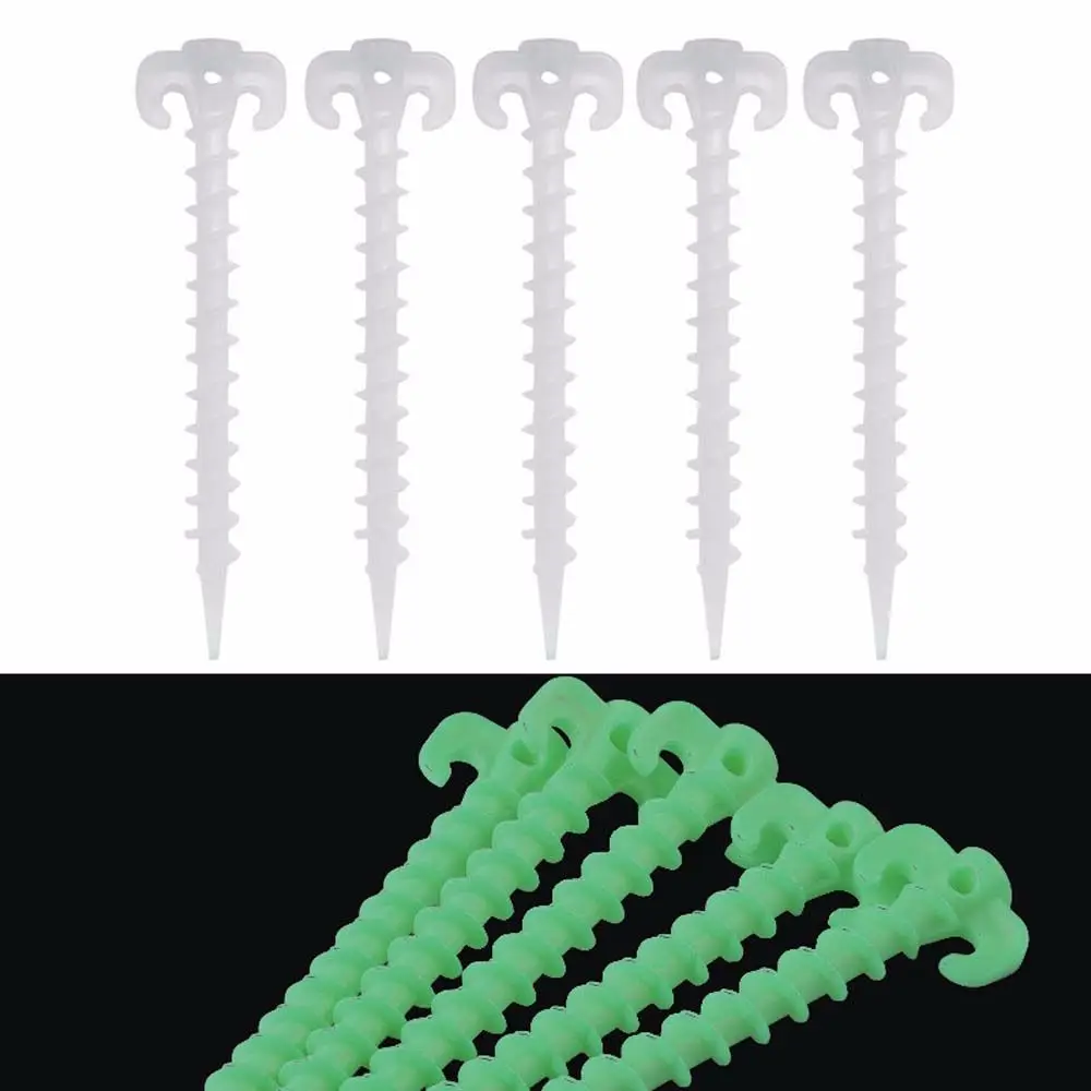 5pcs Outdoor Luminous Tent Nails Canopy Ground Screw Pegs Horn Nails Climbing Plastic Nails Tent Accessories
5pcs Outdoor Luminous Tent Nails Canopy Ground Screw Pegs Horn Nails Climbing Plastic Nails Tent Accessories