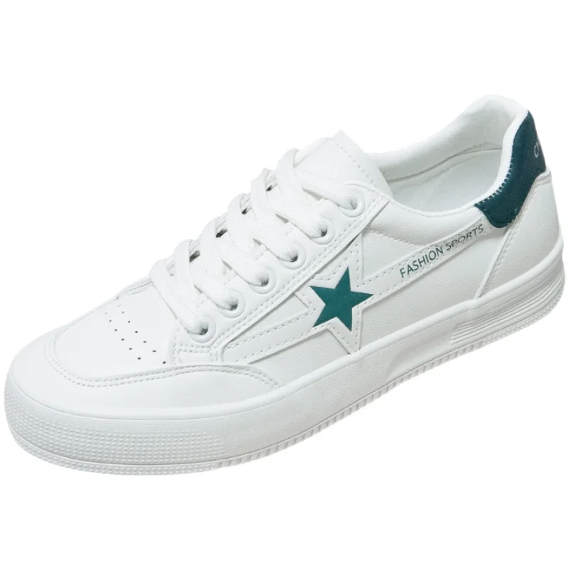 Autumn and winter flat white shoes women's shoes net red hot style casual shoes 2021 new sports leather white shoes