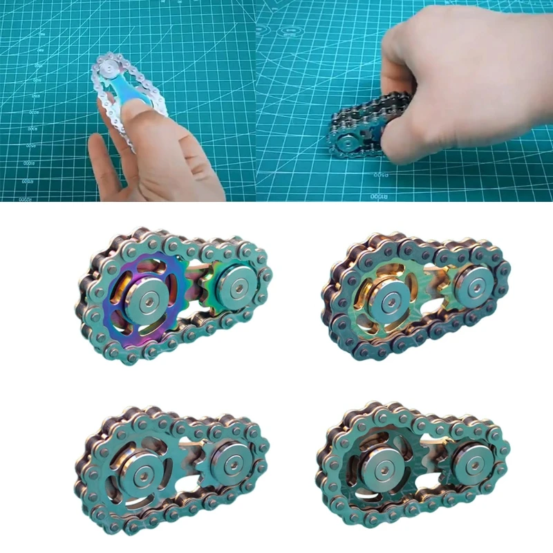 094C Chain Teeth Flywheel Fingertip Gyro Sprockets Chains EDC Metal Toy Gear Chain Gyro, Children's Gift Road Bike Spinner
094C Chain Teeth Flywheel Fingertip Gyro Sprockets Chains EDC Metal Toy Gear Chain Gyro, Children's Gift Road Bike Spinner