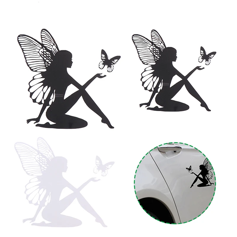 1PC Butterfly Fairy Car Sticker Fantasy Car Decal Vinyl Decor Black/Silver 19*18.5cm/28.5*27.6cm/36*34cm 
1PC Butterfly Fairy Car Sticker Fantasy Car Decal Vinyl Decor Black/Silver 19*18.5cm/28.5*27.6cm/36*34cm