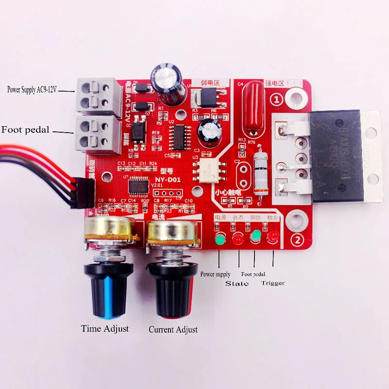 ABSF Spot Welding Time and Current Controller Control Panel Timing Current with Digital Display Upgrade 100A
ABSF Spot Welding Time and Current Controller Control Panel Timing Current with Digital Display Upgrade 100A