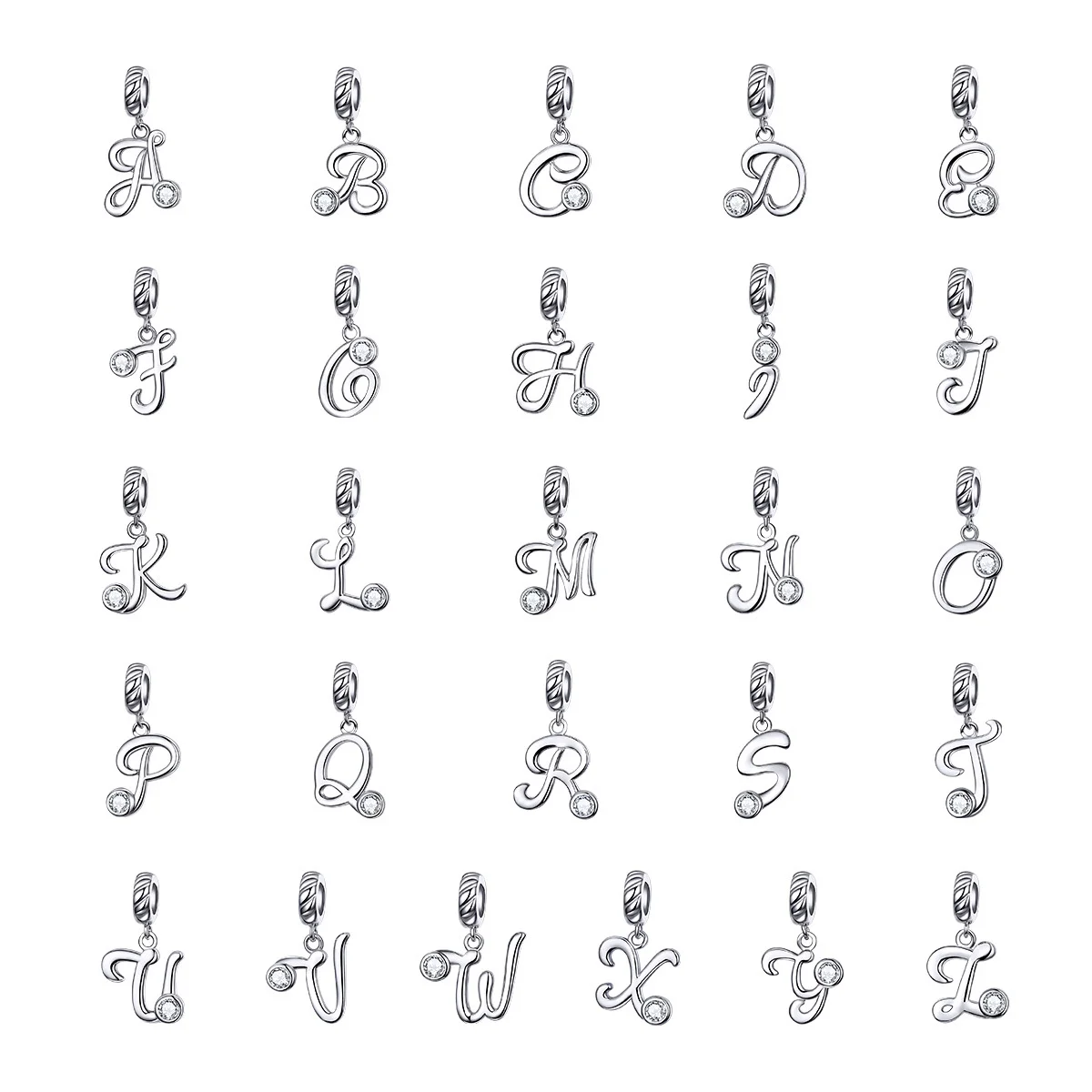 A To Z 925 Sterling Silver Bead Letter Charm Fit Original Bracelet 3mm Bracelets Necklace Fashion Pendant Jewelry Making Gift
A To Z 925 Sterling Silver Bead Letter Charm Fit Original Bracelet 3mm Bracelets Necklace Fashion Pendant Jewelry Making Gift