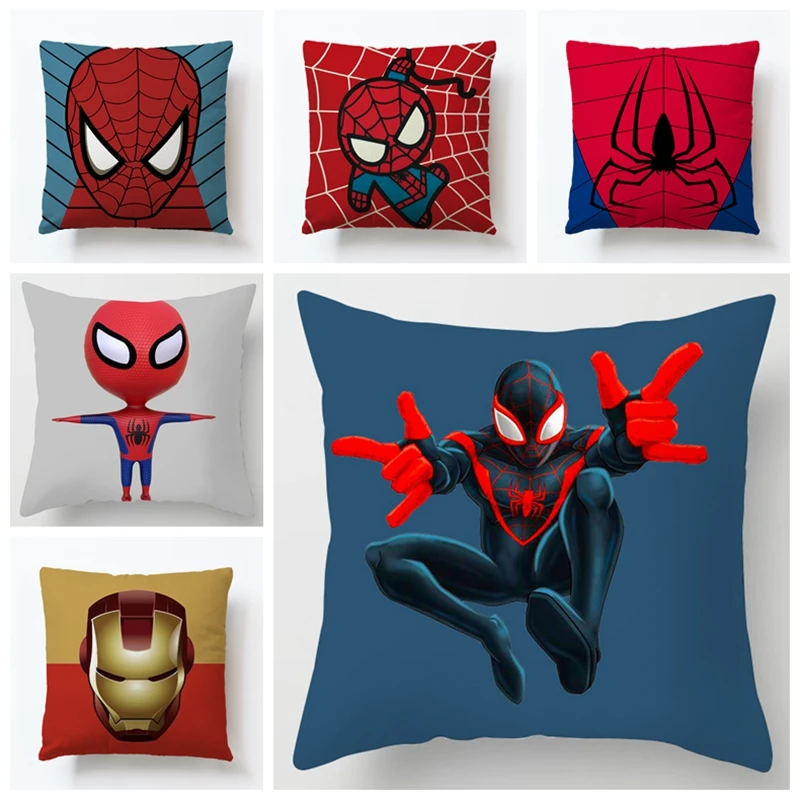Disney Hot Movie Marvel 45x45cm Spiderman Caption America Iron man Print Home Decora Soft Pillowcase children birthday Gift
Disney Hot Movie Marvel 45x45cm Spiderman Caption America Iron man Print Home Decora Soft Pillowcase children birthday Gift