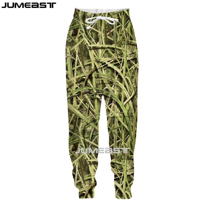 Jumeast Brand Men Women 3D Reed Camouflage Hunting Casual Long Pants Sport Pullover Length Sweatpants Trousers
Jumeast Brand Men Women 3D Reed Camouflage Hunting Casual Long Pants Sport Pullover Length Sweatpants Trousers