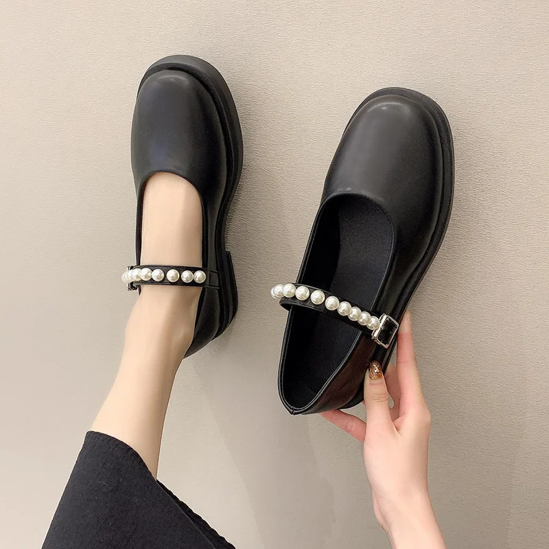Soft Round Toe Womens Derby Shoes Casual Female Sneakers Loafers With Fur Pearl Decorateion Shallow Mouth British Style Flats Le
Soft Round Toe Womens Derby Shoes Casual Female Sneakers Loafers With Fur Pearl Decorateion Shallow Mouth British Style Flats Le