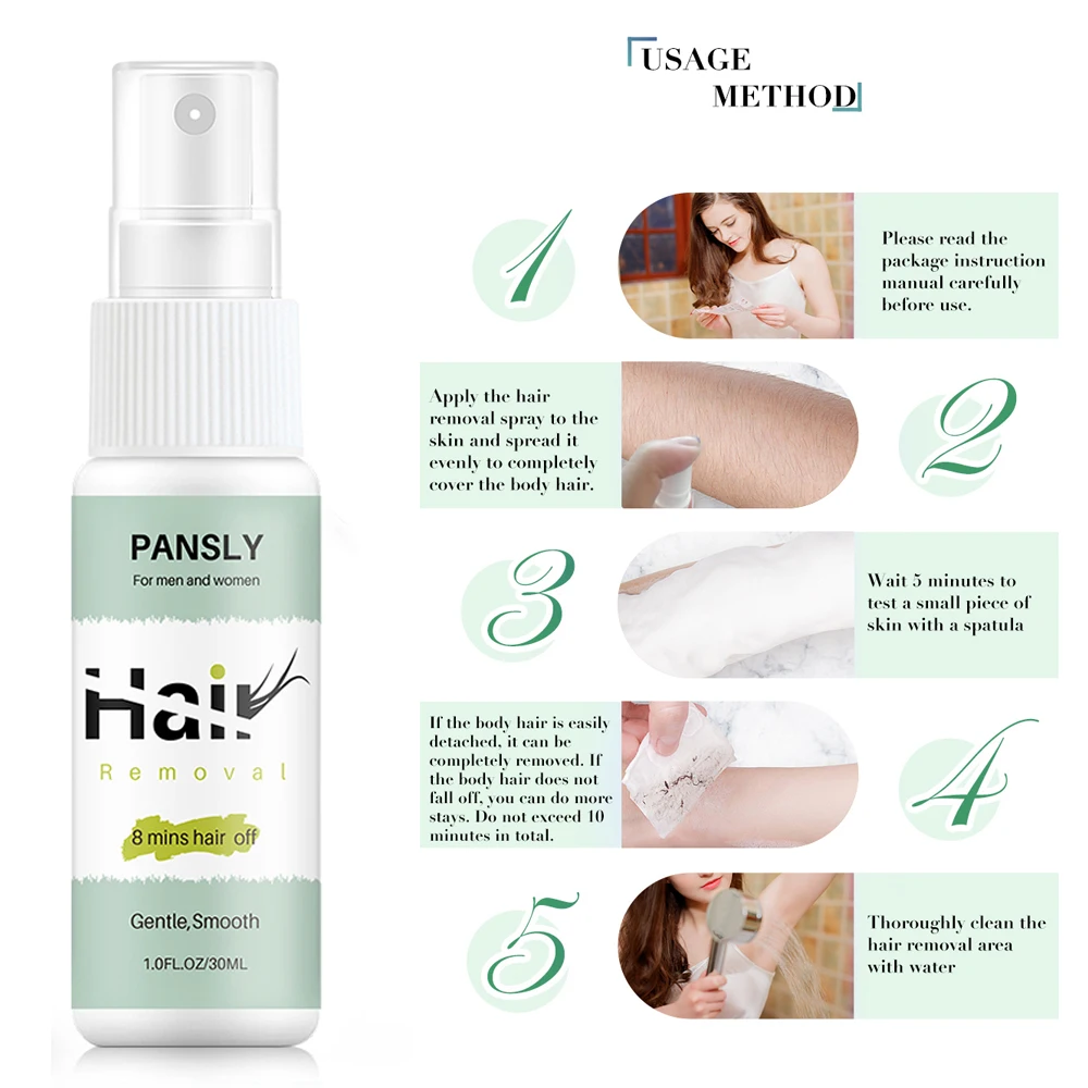 Hair Removal Spray Powerful Painless Hair Growth Inhibitor Hair Removal Treatment Spray for Private Parts Leg Shrink Pores
Hair Removal Spray Powerful Painless Hair Growth Inhibitor Hair Removal Treatment Spray for Private Parts Leg Shrink Pores