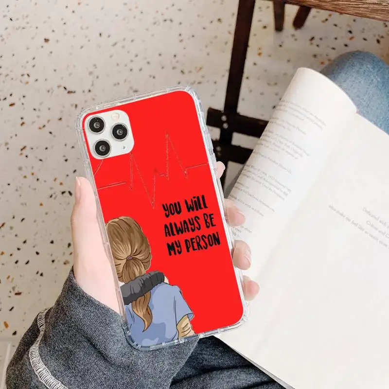 Greys Anatomy You're My Person color Phone Case Transparent for iPhone 11 12 mini pro XS MAX 8 7 6 6S Plus X 5S SE 2020 XR
Greys Anatomy You're My Person color Phone Case Transparent for iPhone 11 12 mini pro XS MAX 8 7 6 6S Plus X 5S SE 2020 XR
