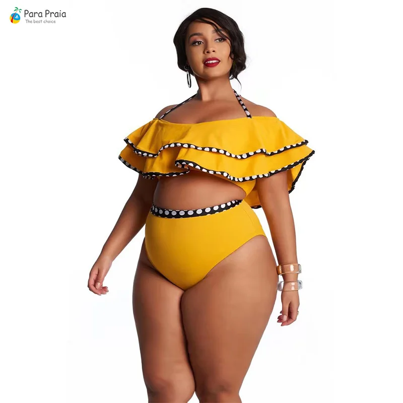 Para Praia Push up Bikini Set Women Ruffle Swimwear Sexy Off Shoulder High Waist Swimsuit Plus Size Women Sexy Bathing Suit
Para Praia Push up Bikini Set Women Ruffle Swimwear Sexy Off Shoulder High Waist Swimsuit Plus Size Women Sexy Bathing Suit