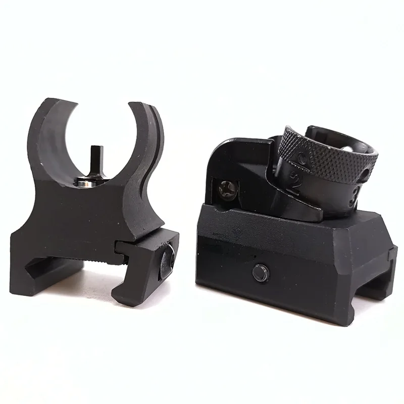 416 CNC Aluminium Style Picatinny Iron Sights Set Front And Rear hk Diopter Paintball Shooting Hunting Airsoft Accessories
416 CNC Aluminium Style Picatinny Iron Sights Set Front And Rear hk Diopter Paintball Shooting Hunting Airsoft Accessories
