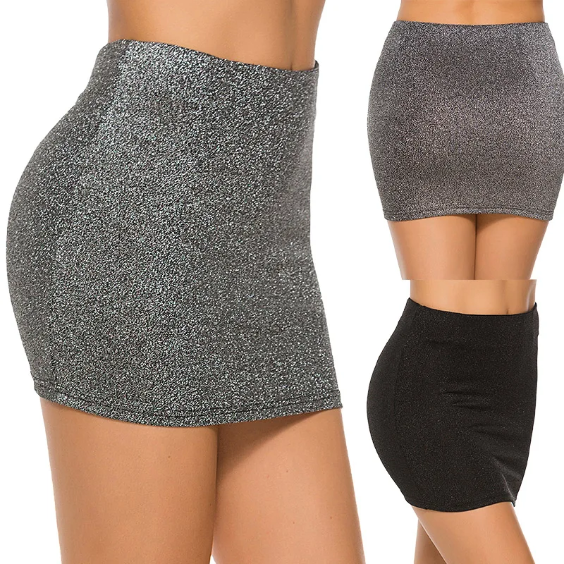 New Mini Skirts 2021 Summer Sexy Girls Skirts Casual Package Hip Short Skirts Women Tight Office Party Female Silver Black
New Mini Skirts 2021 Summer Sexy Girls Skirts Casual Package Hip Short Skirts Women Tight Office Party Female Silver Black