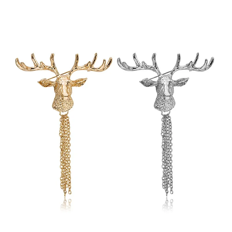 New Simple Animal Elk Brooch Pins Cartoon Tassel Lapel Pin Badge Fashion Jewelry Christmas Gifts for Women and Men Accessories
New Simple Animal Elk Brooch Pins Cartoon Tassel Lapel Pin Badge Fashion Jewelry Christmas Gifts for Women and Men Accessories