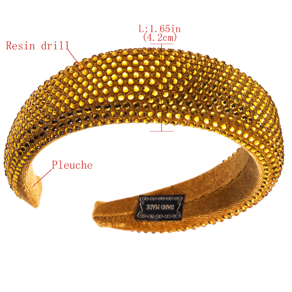 Headband Flower Wide Hairband Women Hair Accessories Girls Velvet 1pc Hair