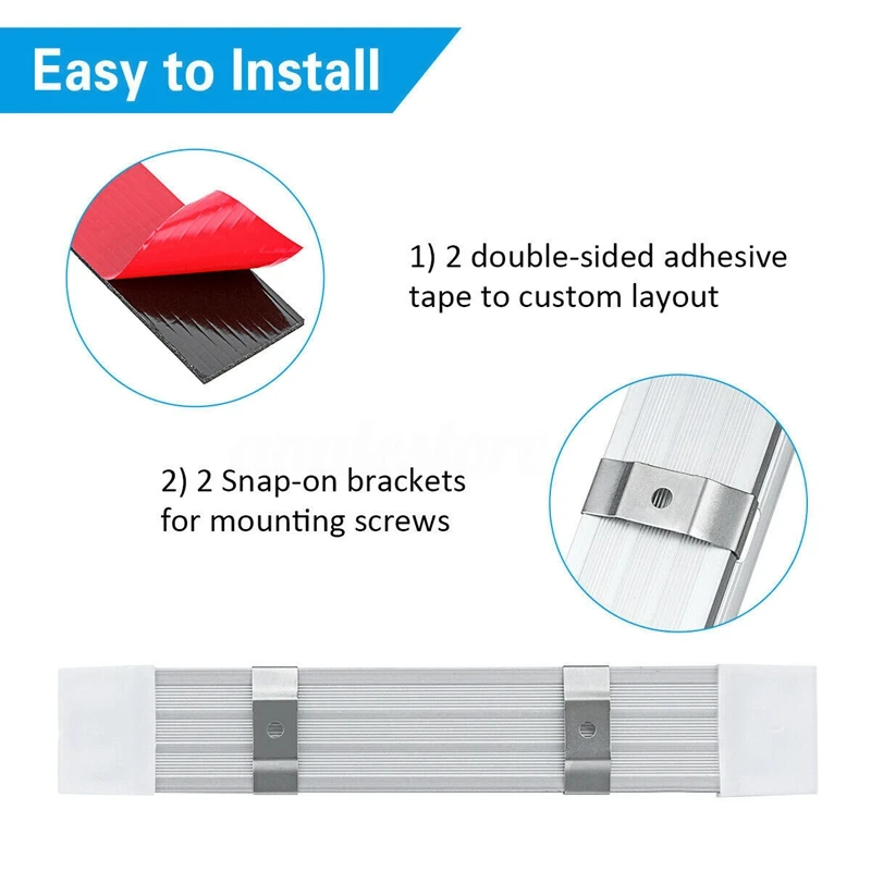 NEW-Universal Car Interior 72 LED White Strip Lights Bar Lamp 12V-80V Van Truck Caravan with Switch
NEW-Universal Car Interior 72 LED White Strip Lights Bar Lamp 12V-80V Van Truck Caravan with Switch