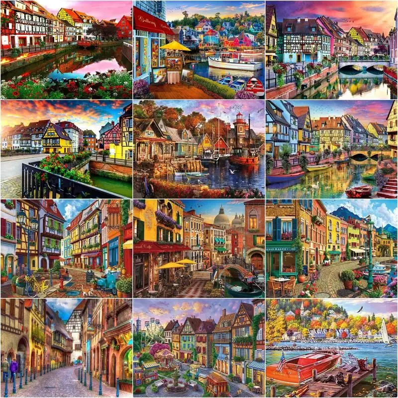 CHENISTORY Painting By Numbers Colour Houses Scenery DIY Frame Pictures Paint By Number Street Landscape On Canvas DIY Home Deco
CHENISTORY Painting By Numbers Colour Houses Scenery DIY Frame Pictures Paint By Number Street Landscape On Canvas DIY Home Deco